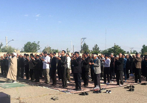 نماز عید سعید فطر در شهر لایبید
